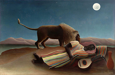 The Sleeping Gypsy Henri Rousseau